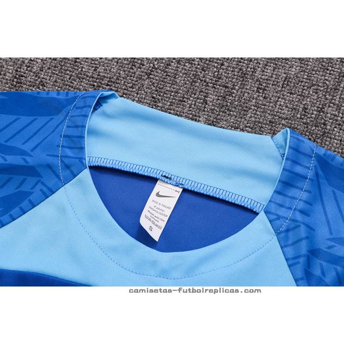 Chandal del Inglaterra Manga Corta 2022-2023 Azul - Pantalon Corto